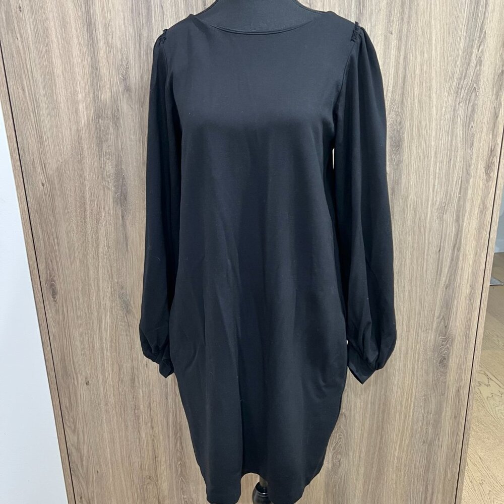 Dorothee Shumacher Long Sleeve Black Midi-Dress - Picture 2 of 11